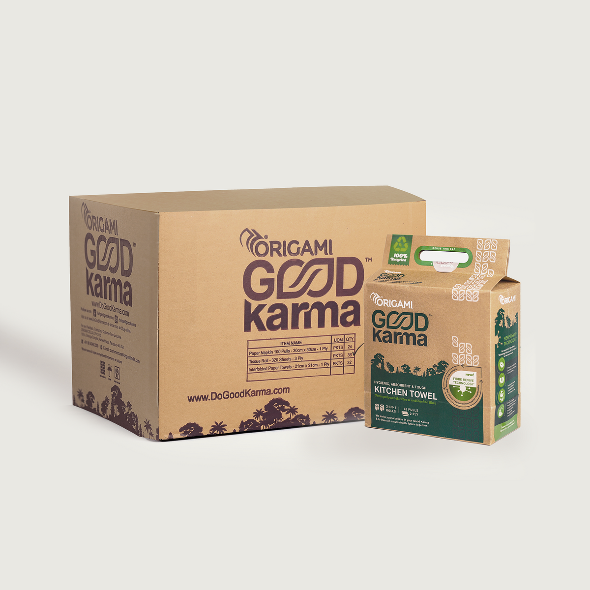 Origami Good Karma Toilet Roll 4 in 1, 3ply- Case Pack thumbnail 17
