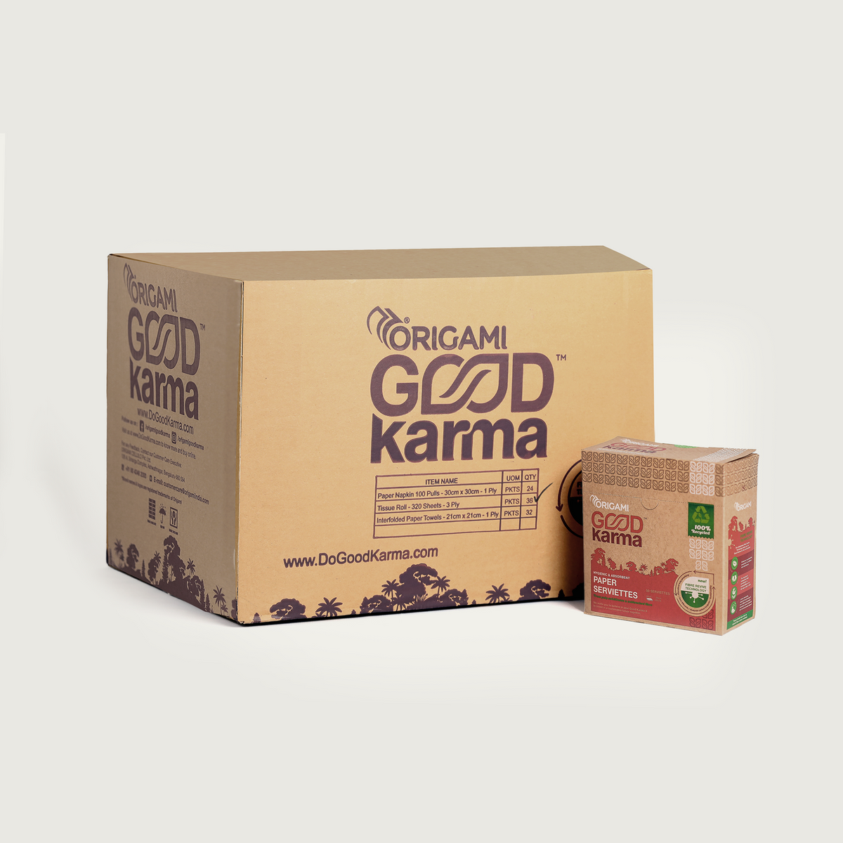 Origami Good Karma Toilet Roll 4 in 1, 3ply- Case Pack thumbnail 14
